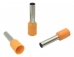 Kit Com 25 Terminal Tubular Simples 4,0mm