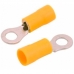 Kit Com 10 Terminal Olhal Pre-Isolado Amarelo 4,0-6,0mm M6