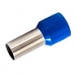 Kit Com 25 Terminal Tubular Simples Azul 16,0mm