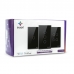 Interruptor Inteligente Touch 2.5D Wifi+BLE 3 Botoes 4x2 Preto - EKAZA