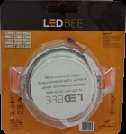 Spot de Led de Embutir Quadrado 05W 6500K Luz Branca Fria